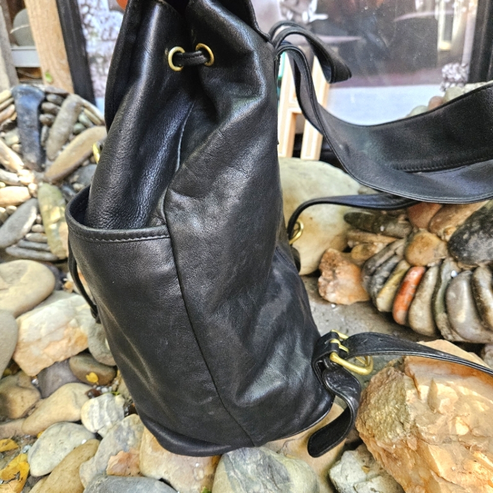 Boulder Ridge Shafmaster Leather Company leather backpack purse - Picture 3 of 12